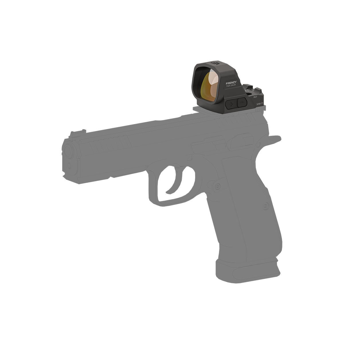6MOA | Frenzy FLEX 24x29 Large Window Red Dot Sight (SCRD-77) | MGT
