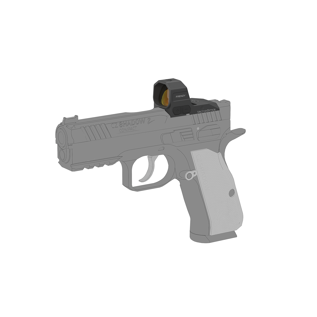 Lightweight | Frenzy FA 1x20x24 CZ® P-10 / Shadow 2 OR Red Dot Sight (SCRD-82)