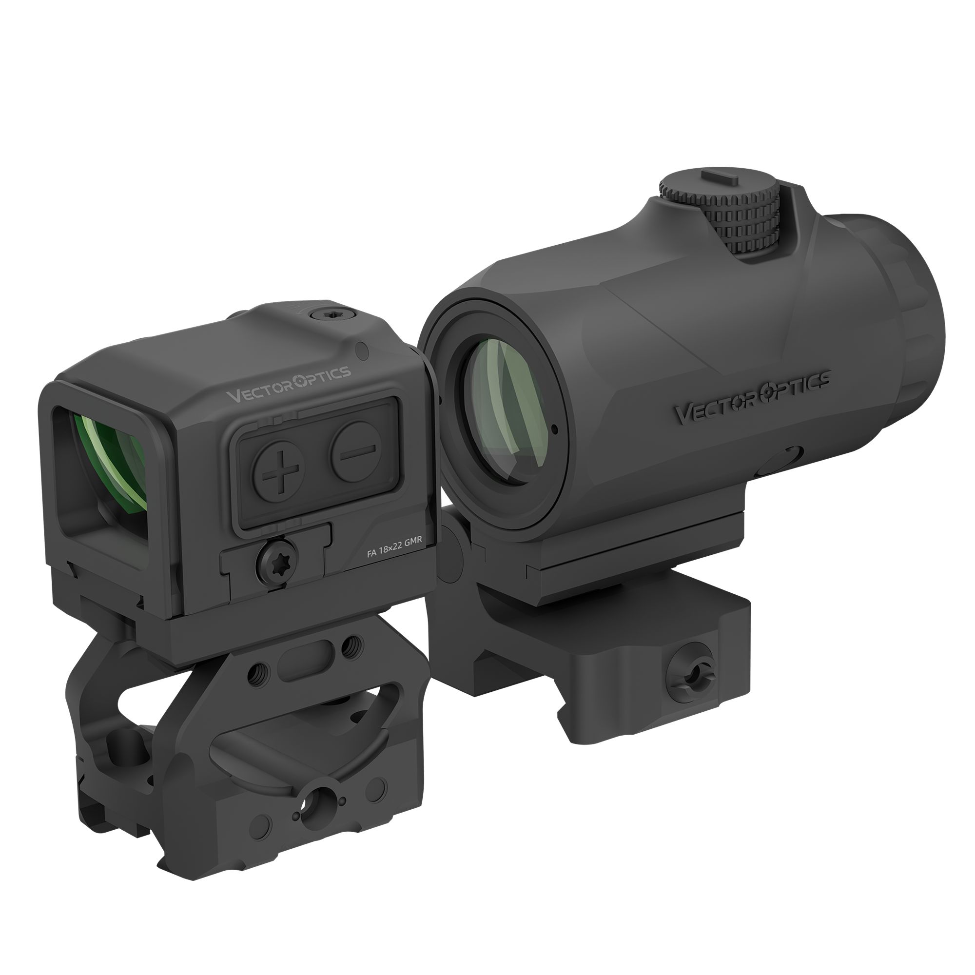 3 MOA Green Dot | Frenzy FA 18x22 GMR Enclosed Green Dot Sight (SCRD-GM75) | IPSC