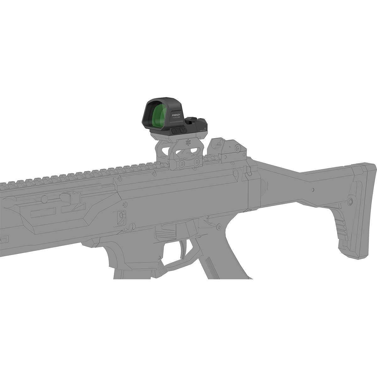 Multi-Reticle Green Dot | Frenzy F3 26x32 6MOA IPSC GMR Green Dot Sight (SCRD-GM79) | for Glock® 17/19