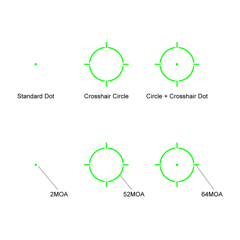 Load image into Gallery viewer, Multi-Reticle Green Dot | Frenzy F3 26x32 6MOA GMR Green Dot Sight (SCRD-GM79) | for Glock® 17/19
