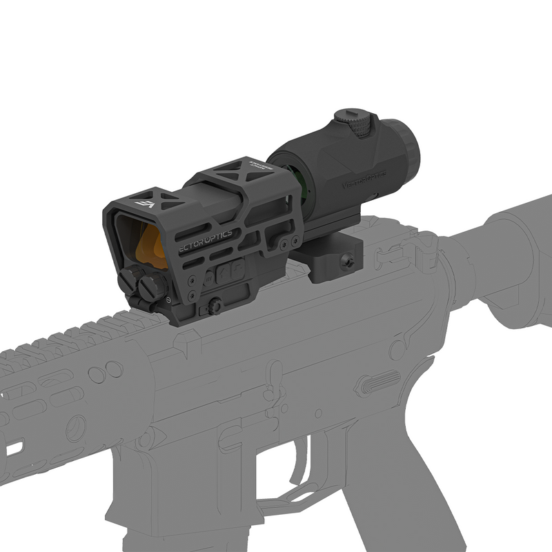 Load image into Gallery viewer, Frenzy Plus 31x26 MRT 3MOA Red Dot + Maverick-IV 3x22 Magnifier Mini
