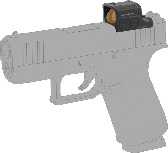 Aspheric Lens | Frenzy FA 1x17x20 MRT Red Dot Sight EDC (SCRD-M68) | for Glock® 43X/48