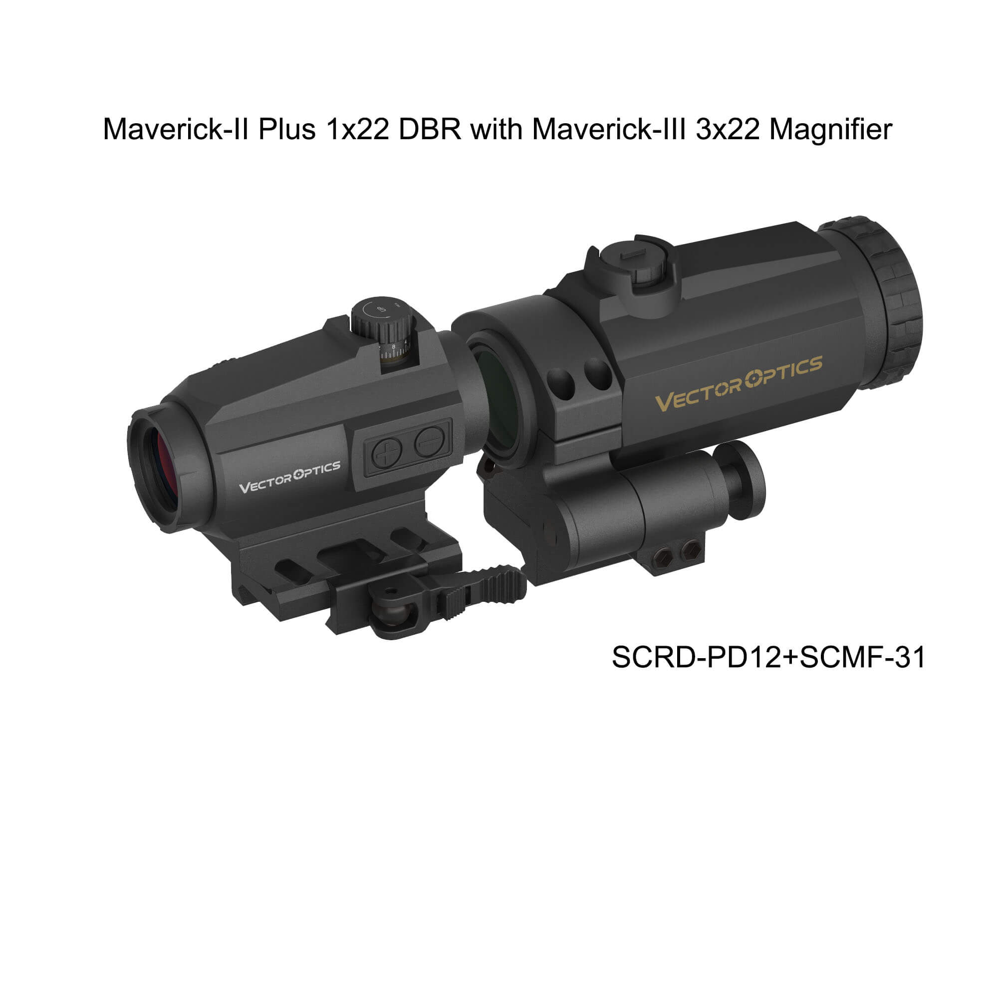 Maverick-II Plus 1x22 DBR&SOL - Vector Optics US Online Store