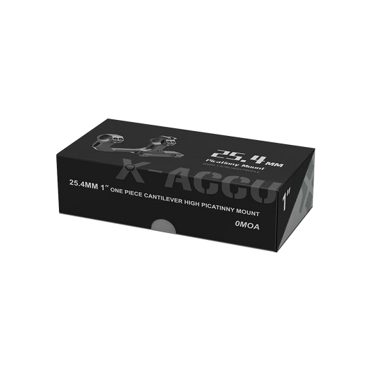 25.4mm / 1 Inch Cantilever Picatinny Mount | High Profile One-Piece Scope Ring (SCTM-66)