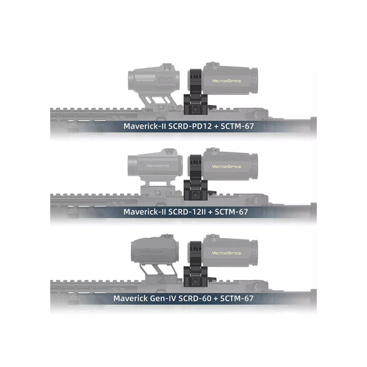 30mm Flip to Side Quick Release Picatinny Mount Ring (SCTM-67)