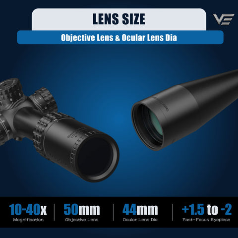 Sentinel-X 10-40x50 SFP | Benchrest Shooting Rifle Scope