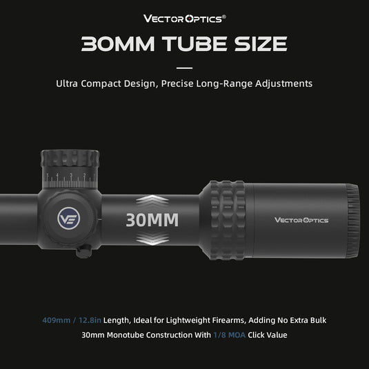 Vector Optics 30mm tube size scope