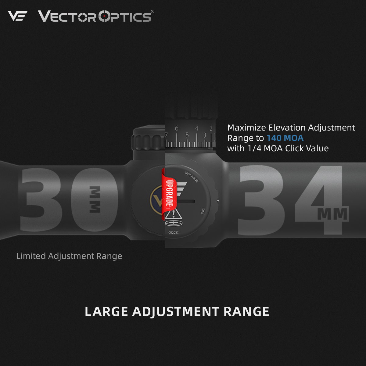 Target Shooting | Tauron 4-16x44 HD MOA FFP MPVO Rifle Scope (SCFF-80)
