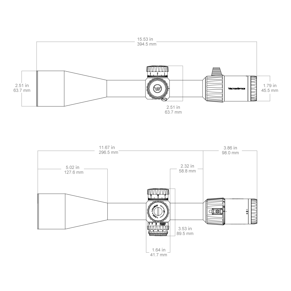 Taurus 5 - 30x56 GenII Rifle Scope - Vector Optics US Online Store