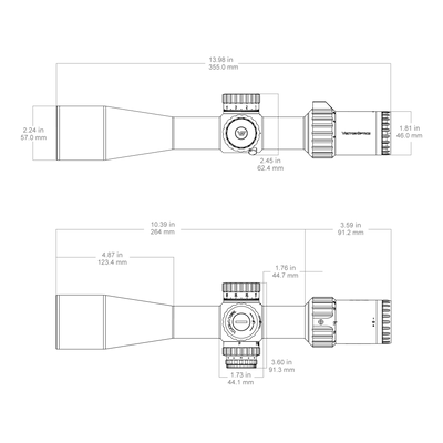 Taurus 6 - 24x50 HD MIL Rifle Scope - Vector Optics US Online Store