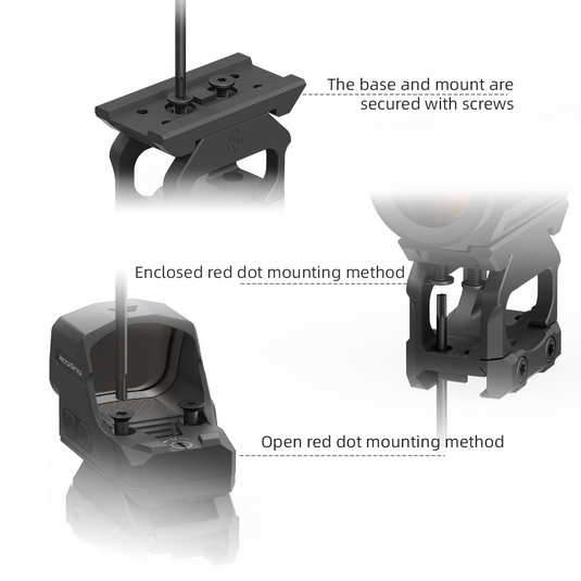 VAS™  Picatinny Riser Mount install