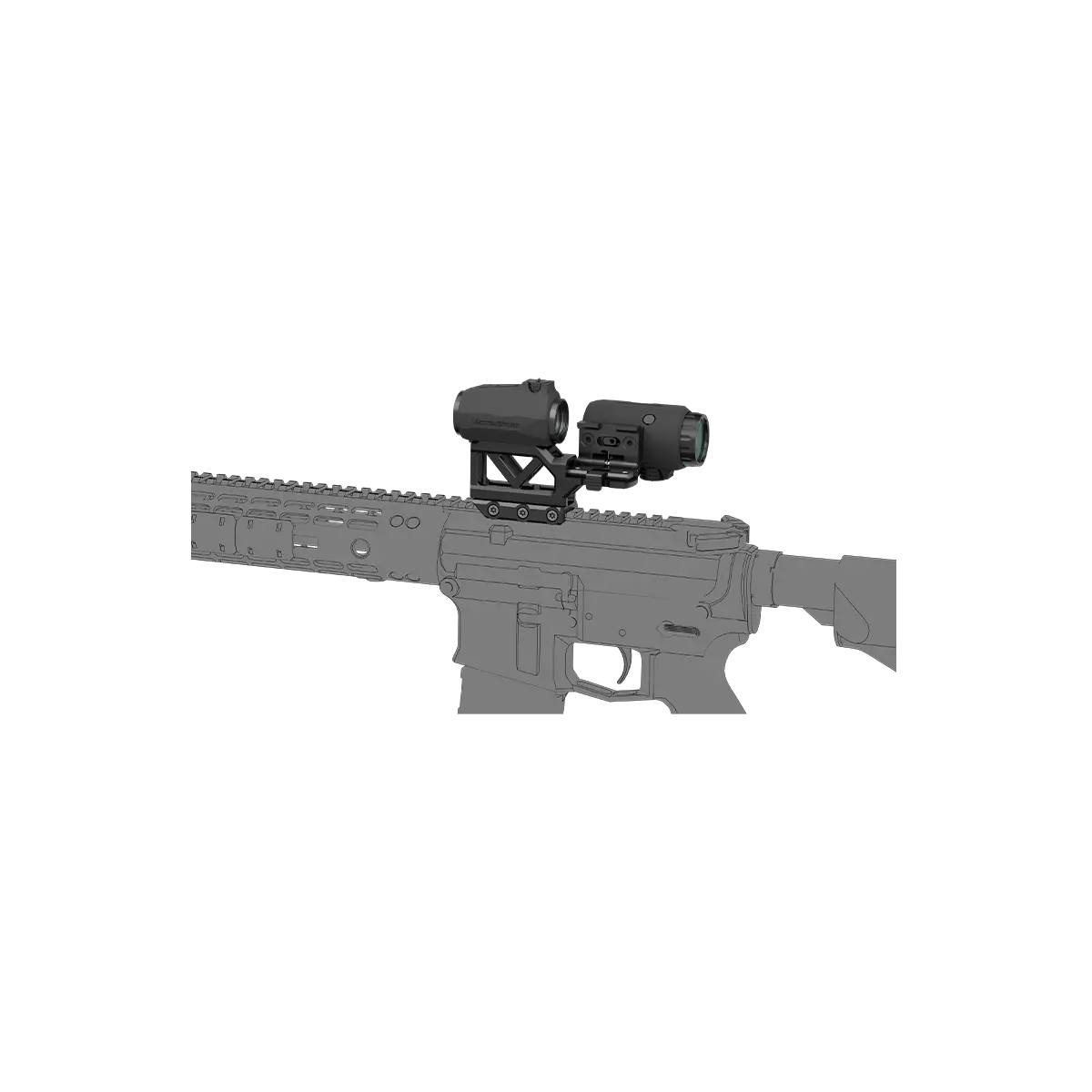 Maverick Mini Red Dot Scope & 3x Magnifier Kit with Integrated One-Piece Mount (VOGP-02)