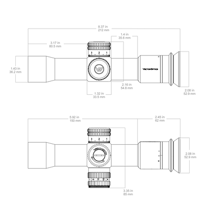 Veyron Plus 10x30 Zero Rifle Scope - Vector Optics US Online Store