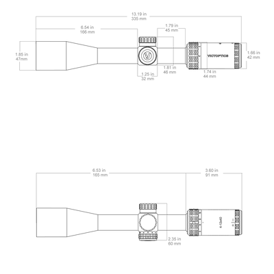 VictOptics SOI 4 - 12x40 Riflescope - Vector Optics US Online Store