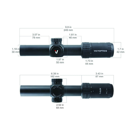 【704 Tactical】 S6 1-6x24 SFP