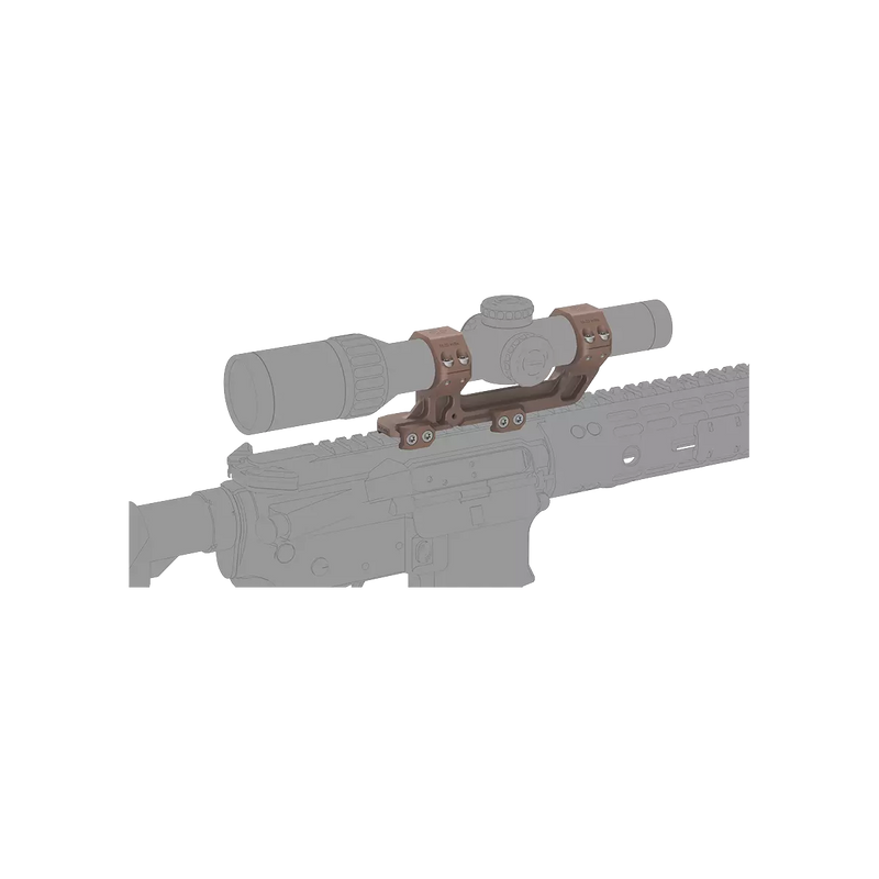 Load image into Gallery viewer, 30mm 1-Piece Extended Picatinny AR Mount Coyote FDE
