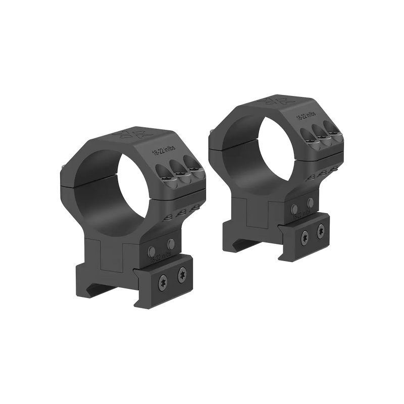 Load image into Gallery viewer, X-ACCU 30mm Adjustable Elevation Picatinny Scope Rings (XASR-3041)
