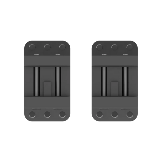 X-ACCU 30mm Adjustable Elevation Picatinny Scope Rings (XASR-3041)