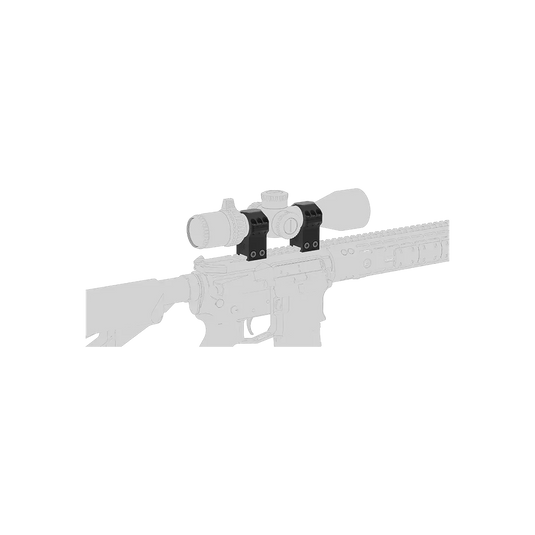 30mm X-Accu 1.5" High Profile Picatinny Scope Rings (XASR-3053)