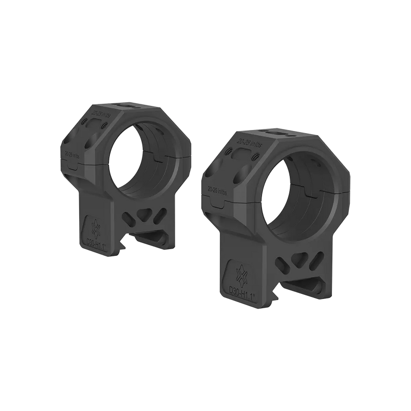 Load image into Gallery viewer, 30mm X-MOD 0.95''/1.1''/1.25'' Modular Picatinny Rings System (XASR-3071/XASR-3072/XASR-3073)
