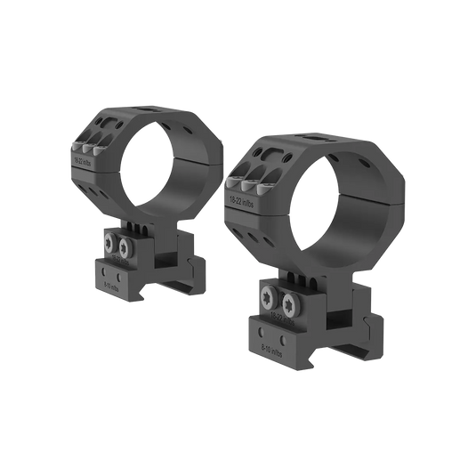 X-ACCU 34mm Adjustable Elevation Weaver Scope Rings (XASR-3451)