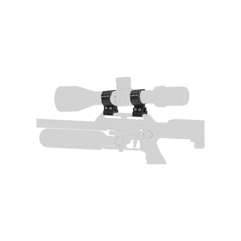 Load image into Gallery viewer, X-ACCU 34mm Adjustable Elevation Weaver Scope Rings (XASR-3451)
