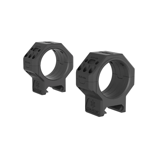 34mm X-MOD 0.95''/1.1''/1.25'' Modular Picatinny Ring System (XASR-3471/XASR-3472/XASR-3473)