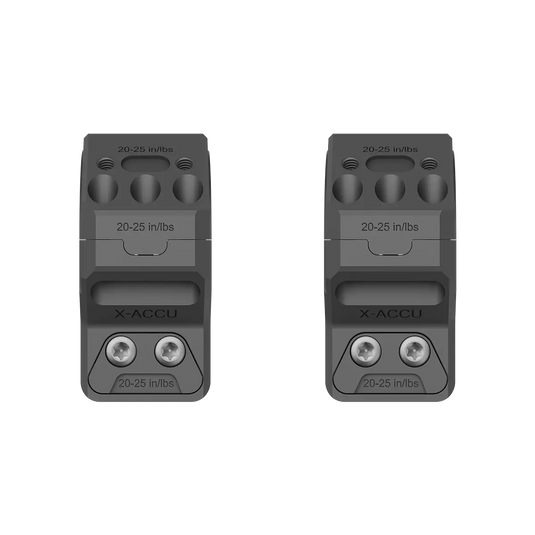 34mm X-MOD 0.95''/1.1''/1.25'' Modular Picatinny Ring System (XASR-3471/XASR-3472/XASR-3473)