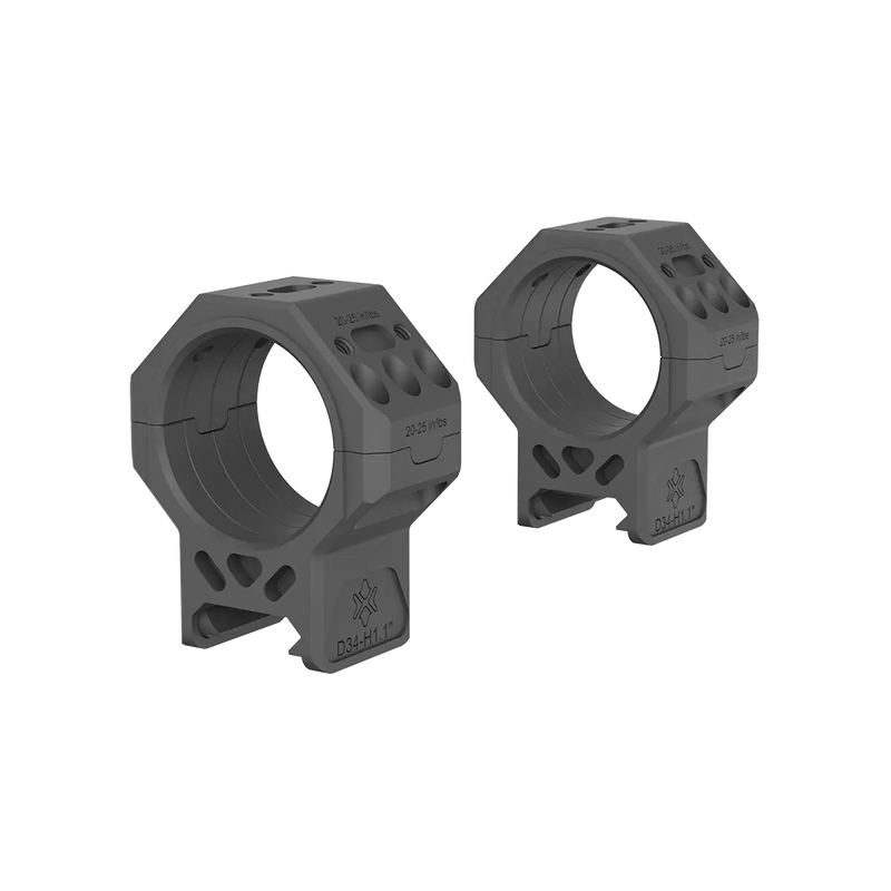 Load image into Gallery viewer, 34mm X-MOD 0.95''/1.1''/1.25'' Modular Picatinny Ring System (XASR-3471/XASR-3472/XASR-3473)
