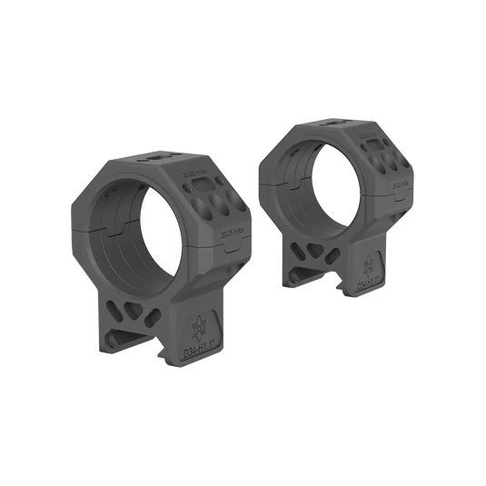 34mm X-MOD 0.95''/1.1''/1.25'' Modular Picatinny Ring System (XASR-3471/XASR-3472/XASR-3473)