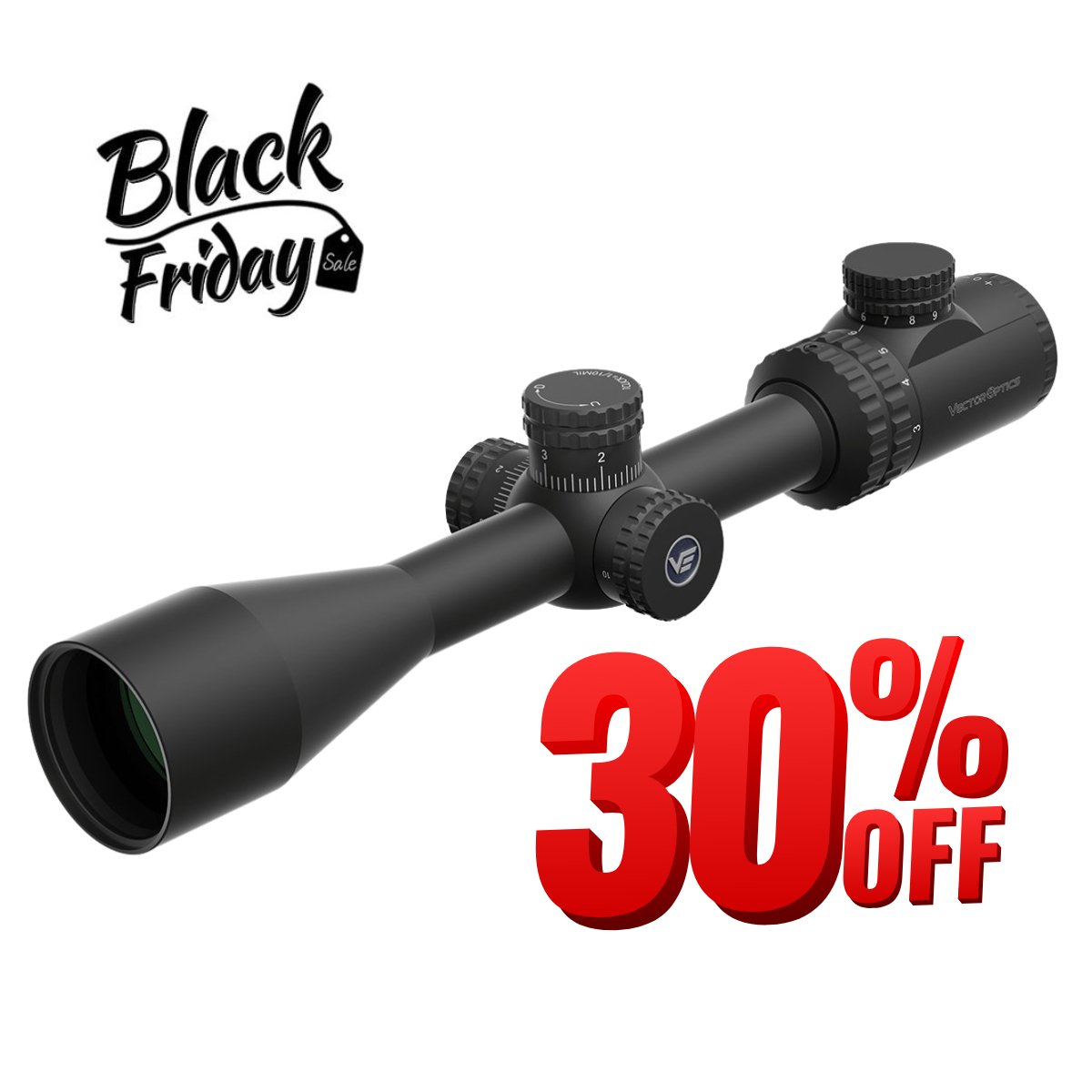 Hugo 3 - 12x40i Fiber Reticle Rifle Scope - Vector Optics US Online Store