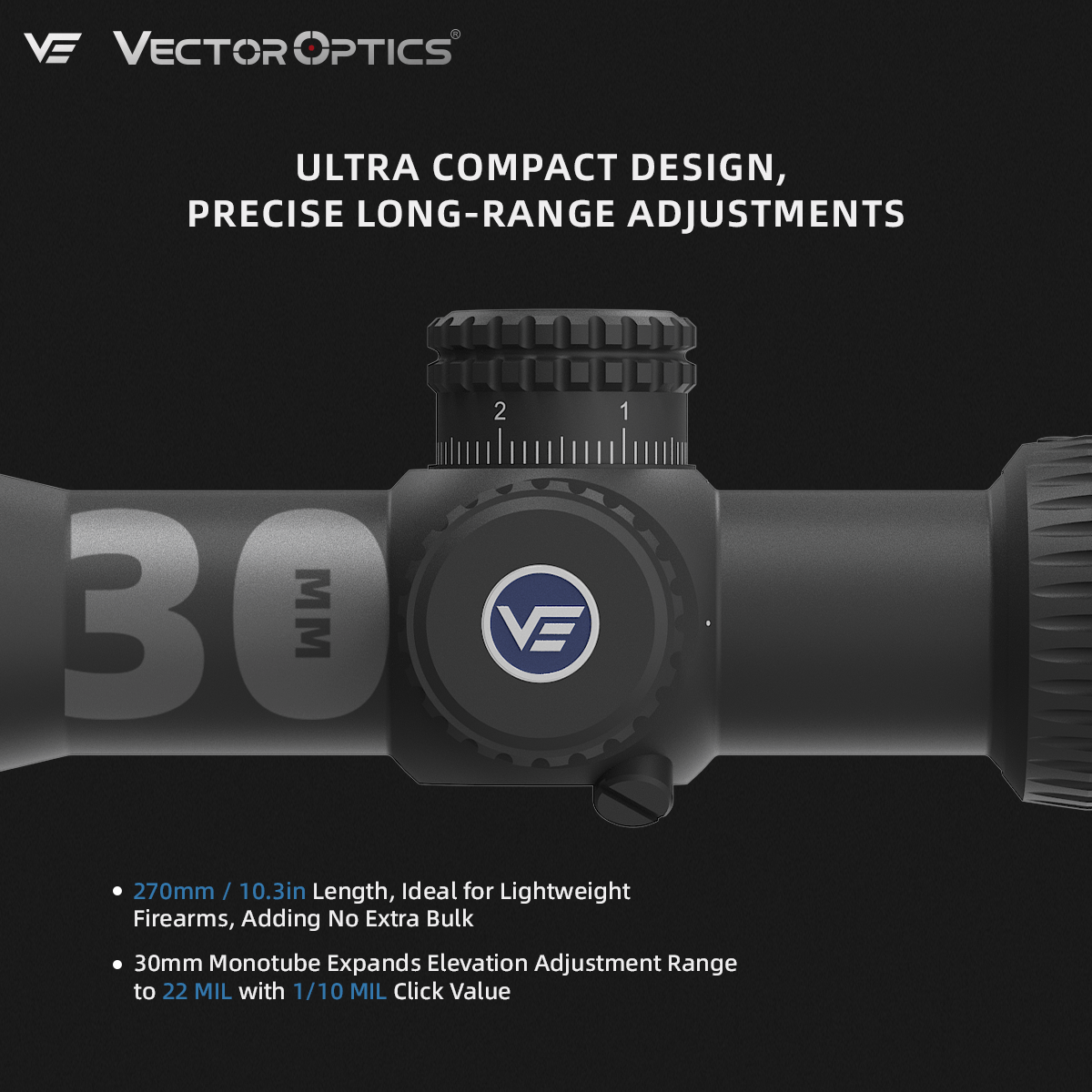 Field Target Shooting | Veyron 4-16x44IR MPVO FFP Break Barrel Air Rifle Scope (SCFF-38)