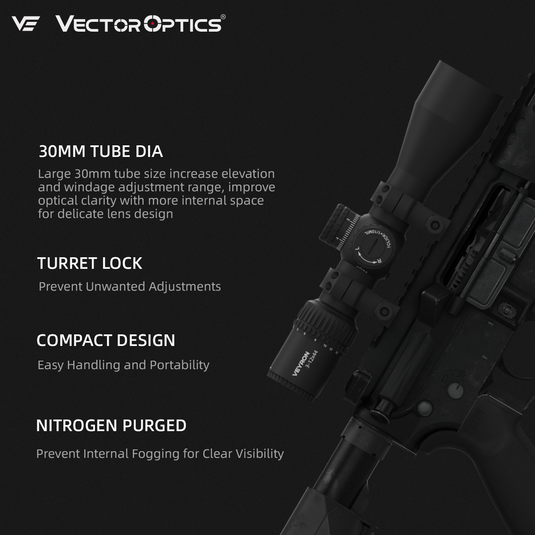 For AR15 / M4 | Veyron 3-12x44 MPVO FFP Air Rifle Scope (SCFF-21)