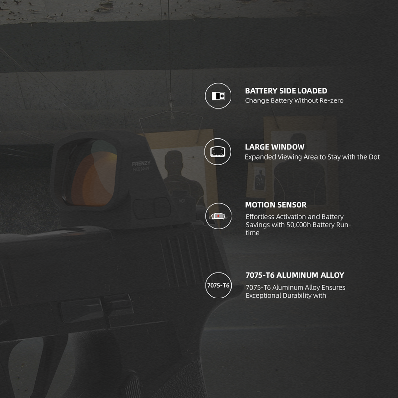 Load image into Gallery viewer, For GLOCK® 43X/48 | Frenzy FLEX 24x29 Large Window 6MOA MGT IPSC Red Dot Sight (SCRD-77) | for Pistol
