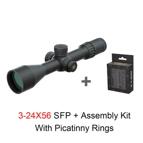 Tauron 3-24x56 ED SFP Rifle Scope (SCOL-55)