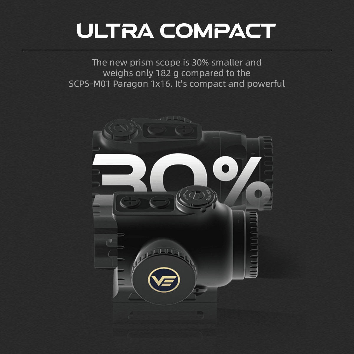 Red & Green Reticle | Paragon 1x18 Mini Green Reticle Prism Scope (SCPS-M10) |  Small Game Hunting & CQB