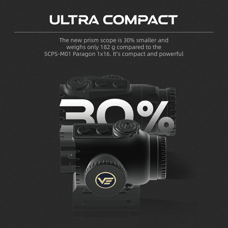 Load image into Gallery viewer, Red &amp; Green Reticle | Paragon 1x18 Mini Green Reticle Prism Scope (SCPS-M10) |  Small Game Hunting &amp; CQB
