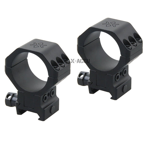 X-ACCU 34mm Adjustable Elevation Picatinny Rings