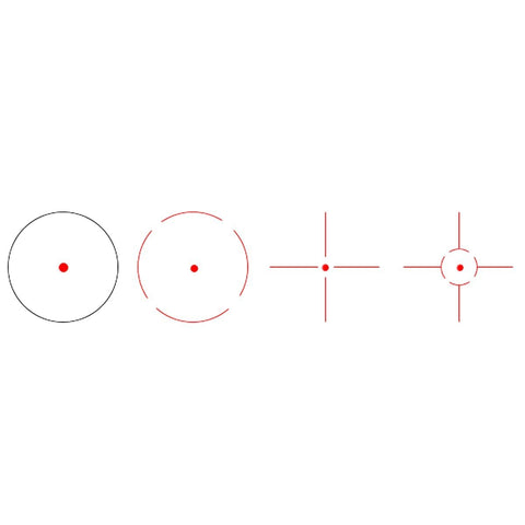 VictOptics Z1 1x23x34 Multi Reticle Red Dot Sight Dovetail