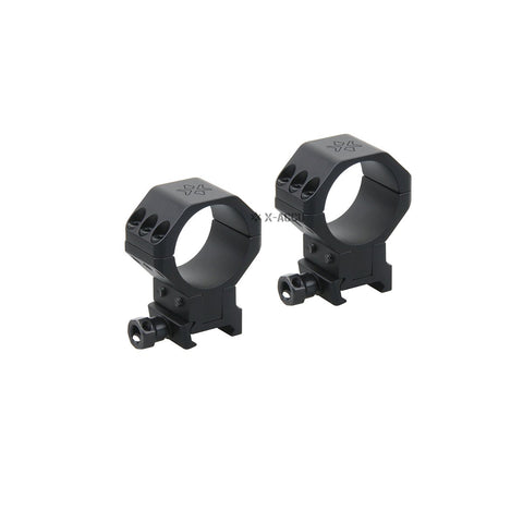 X-ACCU 34mm Adjustable Elevation Picatinny Rings