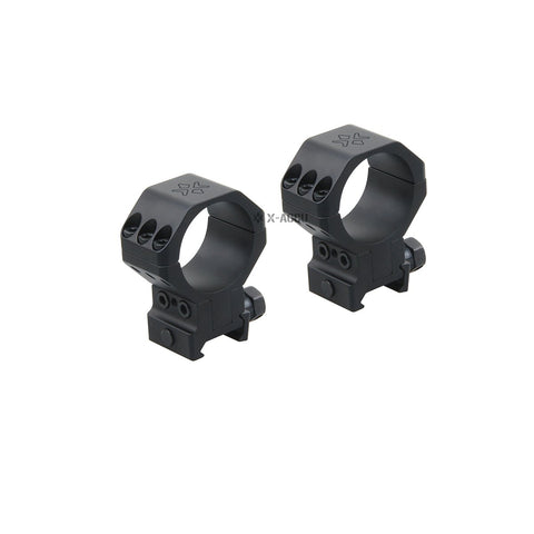 X-ACCU 34mm Adjustable Elevation Picatinny Rings