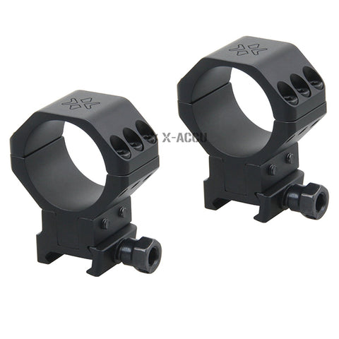 X-ACCU 34mm Adjustable Elevation Picatinny Rings