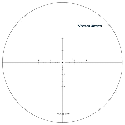 Sentinel-X 10-40x50 Center Dot Riflescope Details