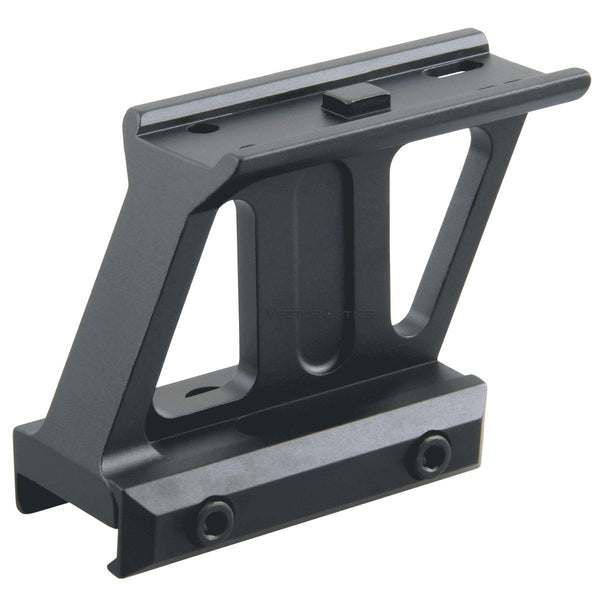 BridgeMount Tactical Picatinny Cantilever Riser Mount – 1 Inch Height, 5 Inch Length, 12 Slots – Model BM1210EX