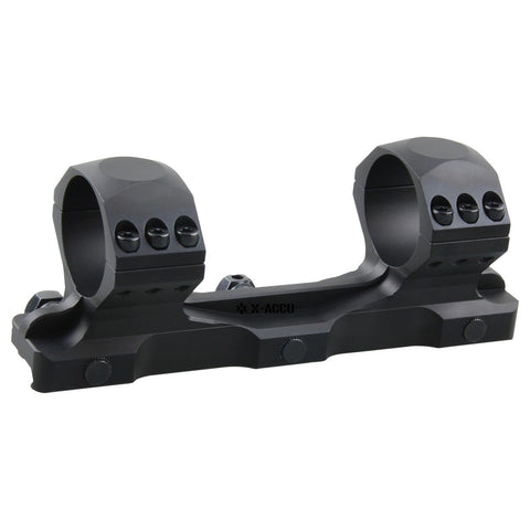 X-Accu 34mm Medium Profile One Piece 20MOA Picatinny Mount