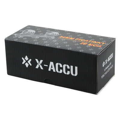 X-Accu 34mm Medium Profile One Piece 20MOA Picatinny Mount - Vector Optics Online Store