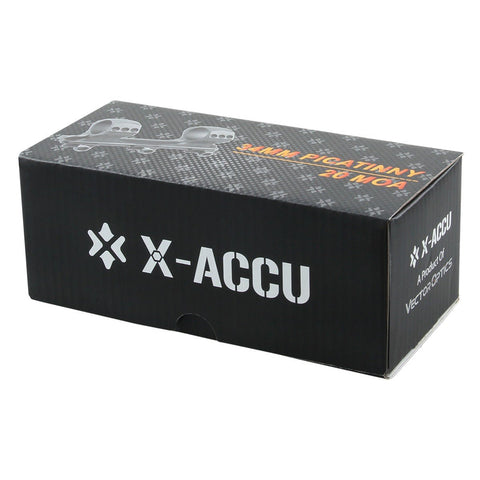 X-Accu 34mm Medium Profile One Piece 20MOA Picatinny Mount