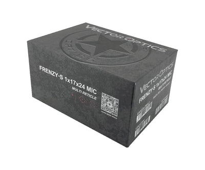 Frenzy-S 1x17x24 MOS Multi Reticle Pistol Reflex Sight - Vector Optics Online Store