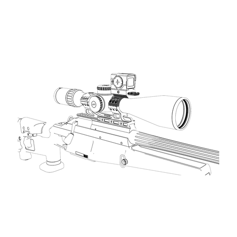 30/34mm X-ACCU Mount Assembly Kit